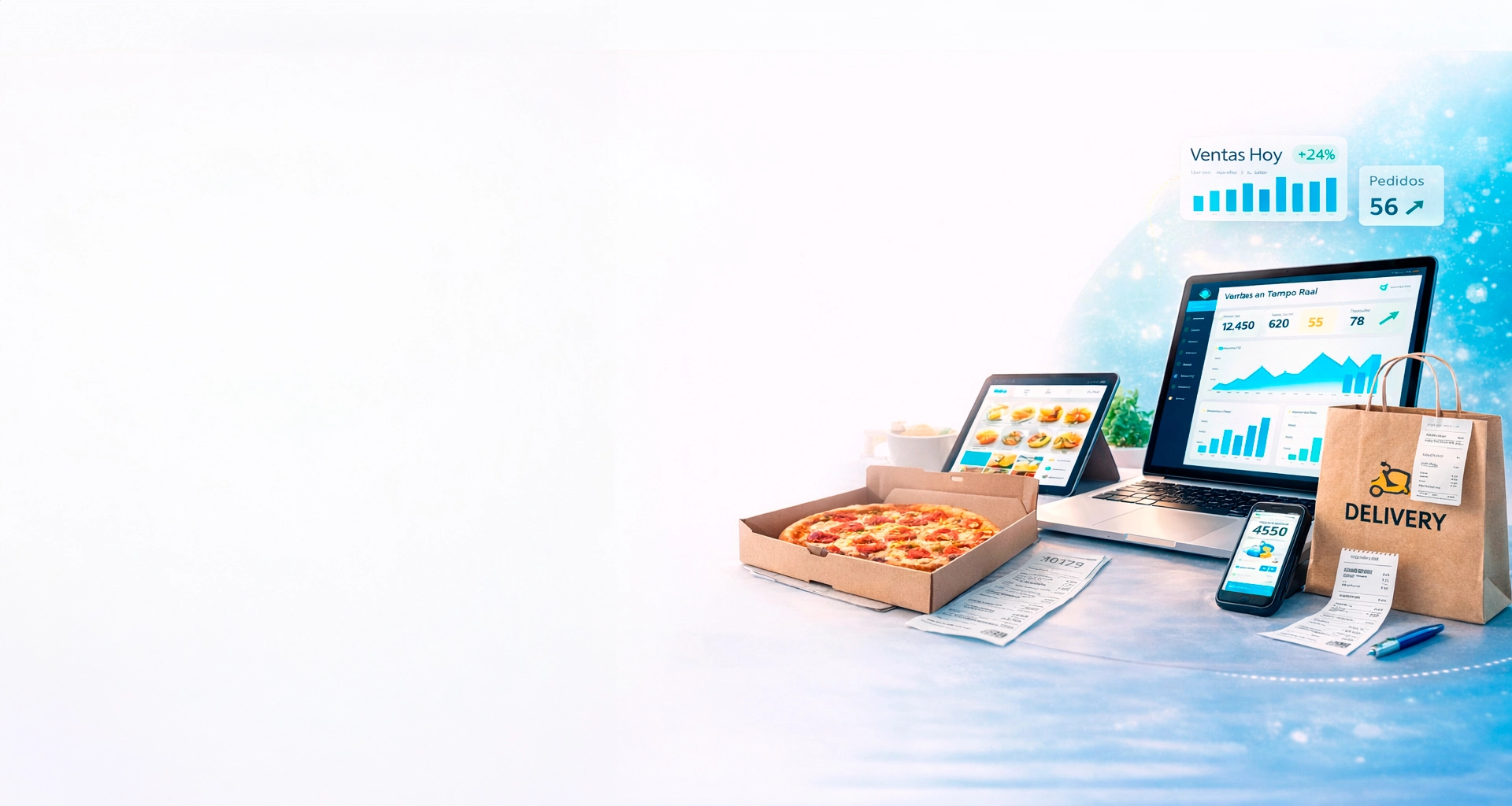 pantalla de gestión de pedidos del tpv