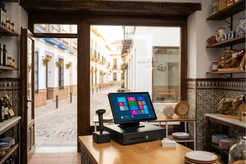 Software TPV con VeriFactu en Andalucía iatpv iavanza jaen programa comercio tiendas peluqueria estetica